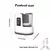 Limpador de Pincéis de Maquiagem Elétrico 3 em 1 com Secador de Pincéis de Maquiagem, Ferramenta de Limpeza Automática de Pincéis de Maquiagem Portátil Alimentada por USB, Rotação Lenta, Visor LCD, Adequado para Pincéis Cosméticos de Tamanho Pequeno a Médio