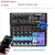 Teyun 8 6 4 canais profissional portátil misturador de som console entrada do c