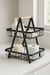 Organizador Doble Metalico Multiuso Cocina Y Baño, 2 Niveles en internet