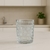 X6 Vaso Labrado Margarita Retro Vidrio Grueso 300ml