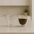 X6 Taza/vaso Redondo 150ml Doble Vidrio Sin Asa