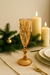 Set x6 Copas Champagne Vidrio Rombo Labrado Brindis - Doradas - comprar online