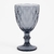 Copa Copon Vino Agua Rombos Labrado 280cc X6 GRIS - comprar online