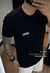 T-SHIRT DIES3L PRETA BÁSICA NOME - comprar online