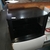 Rack Preto Compacto com Porta de Vidro - Casa dos Usados