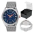 Reloj Citizen 60907 Bm6990-55l Hombre Ecodrive Acero Full Fc Color Del Fondo Azul Marino 60907
