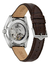 Reloj Bulova Hombre 96b427 Correa Café Oscuro Bisel Plateado Fondo Verde - comprar en línea