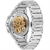 Reloj Para Hombre Bulova Curv Precisionist Chronograph 96a298, Correa Plateada, Fondo Gris - Relojería Víctor