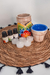 Hornillo de cerámica con mándala esmaltado - Ritual de aromas con color y presencia - Azul en internet