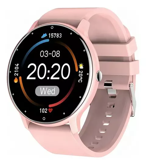 Smartwatch Reloj Inteligente Zl02d Bluetooth Color Rosa