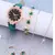 Conjunto de 6 peças de couro feminino estrela strass meninas relógio de quartz - loja online