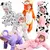 Macacão de bebê inverno kigurumi leão traje para meninas meninos da criança