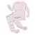 Pijama de algodão de manga completo para crianças, pijamas de avião para cria - Jon baby