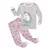 Imagem do Pijama de algodão de manga completo para crianças, pijamas de avião para cria