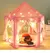 Tenda infantil portátil para crianças, brinquedos para meninas, castelo de pri - loja online