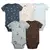 5 pçs/lote bebê meninos meninas bodysuits 100% algodão manga curta crianças - Jon baby