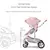 Carrinho de bebê 3 em 1 com assento de carro com base ISOFIX, carrinho de bebê - loja online