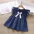 vestido infantil de algodão de alta qualidade.