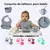 Conjunto de alimentação do bebê dos utensílios de mesa das crianças, 6 pces