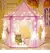 Imagem do Tenda infantil portátil para crianças, brinquedos para meninas, castelo de pri