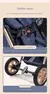 2025 novo carrinho de bebê alta paisagem 3 em 1 carrinho de bebê luxo carrinho - Jon baby