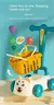 Carrinho de compras para supermercado infantil, carrinho de bebê, brinquedo, co - comprar online