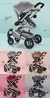 Carrinho de bebê 3 em 1 luxo alta paisagem carrinho de bebê portátil multifun - Jon baby