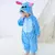 Imagem do macacão infantil manga longa Stitch.
