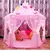 Tenda infantil portátil para crianças, brinquedos para meninas, castelo de pri - loja online