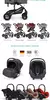 Carrinho de bebê 3 em 1 com assento de carro com base ISOFIX, carrinho de bebê - comprar online