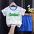 Novo conjunto de roupas de verão para meninos, camisetas e shorts de algodão c