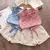 conjunto infantil estampada para meninas de verão.