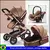 Carrinho de bebê 3 em 1 luxo alta paisagem carrinho de bebê portátil multifun