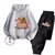 Conjunto moletom para meninos e meninas Capivara.