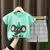 Novo conjunto de roupas de verão para meninos, camisetas e shorts de algodão c - comprar online