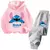 conjunto moleton do Stitch para meninos e meninas.