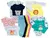Conjunto Kit 12 Peças Body Enxoval Maternidade Bebê Body Mijão Calça Roupa d na internet