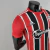 Camisa São Paulo II 22/23 - Jogador Adidas Masculina - Vermelha e preta e branca com patrocínio - HGR STORE