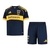 Kit Infantil Boca Juniors I 25/26 - Adidas - Azul com detalhes em amarelo