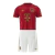 Kit Infantil Bayern de Munique Edição especial Aniversário 125 anos 25/26 - Adidas - Vinho com detalhes em dourado