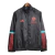 Jaqueta Corta-Vento Manchester United 23/24 - Masculina Adidas - Preta com detalhes em vermelho e azul