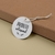 100 Tag Redonda 4cm Produto Artesanal