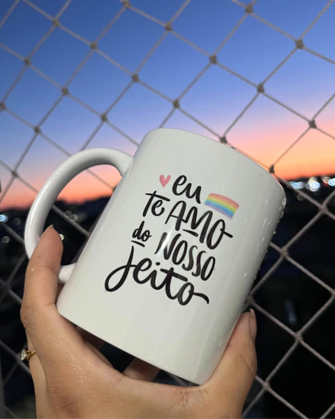 Caneca Eu Te Amo Do Nosso Jeito 325Ml