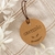 100 Tag Kraft 4cm Gratidão Personalizado