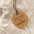 100 Tag Kraft 4cm Feito A Mão Com Amor