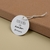 100 Tag Redonda 4cm Feito A Mão Com Amor Personalizado