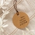 100 Tag Kraft 4cm Este Pacote Contém Amor