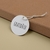 100 Tag Redonda 4cm Gratidão