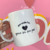Caneca Porcelana Por Onde For Quero Ser Seu Par