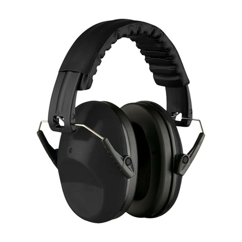 Protetor Abafador Som Ruído Barulho Audição Preto Ajustável